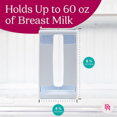 Nurse & Nourish milk bag compatibility 4-8 oz supports versatile bag sizes.