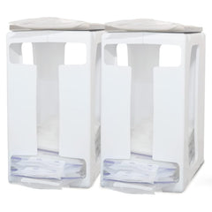 Nurse & Nourish breast milk storage tower top view shows compact freezer organization for easy access.