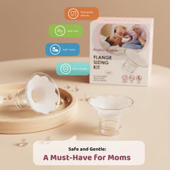 Nursi Luna 19mm flange insert supports evolving milk flow and fit.
