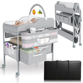 NurturePatch portable changing table folded-flat for easy storage and travel readiness