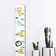 Nustila baby height chart two scales closeup helps parents track cm and feet.