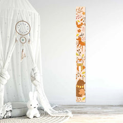 Nustila growth chart dual-scale inches centimeters shows precise height milestones.