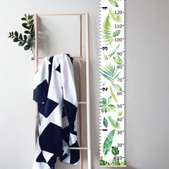 Nustila growth chart with cm and inches scales for precise height tracking.