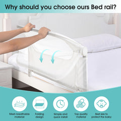 NUTIKAS sturdy design bed rail provides reliable night-time security