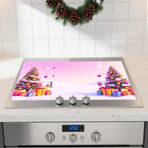 Nuxovilar Christmas stove top cover protects glass-top from spills, 28-35x20-47inch fit