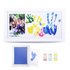 NWK DIY family photo frame elegant white wood for timeless wall display