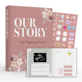 Oakwood and Co Pregnancy Journal cover, premium craftsmanship for a lasting keepsake of motherhood