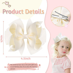 Oaoleer 20 color bow set laid flat to demonstrate color variety