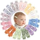 OAOLEER 24-piece pack close-up shows fully lined clips for gentle hair hold.