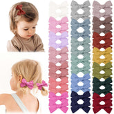 OAOLEER baby hair bows with a fully lined clip provide gentle, secure hold for fine hair.
