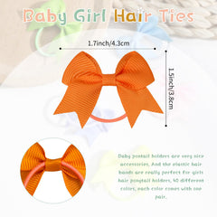 OAOLEER elastic ponytail holders stay secure, reducing slipping for active toddlers.
