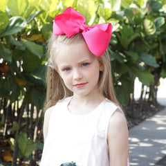 OAOLEER multicolor 8-inch bows offer versatile styling options for baby girls.