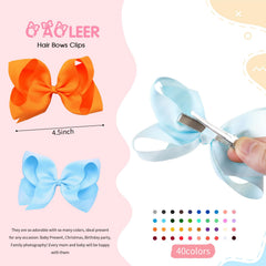 oaooleer 4inch-hair-bow side-view shows versatile daily styling.