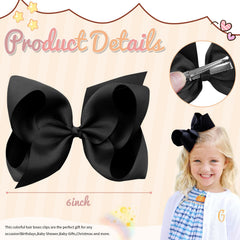 OAOLEER toddler pigtails clip stays in place through playful activity.