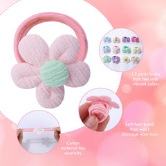 obeoby flower bow pattern hair tie ideal for cute daily hairstyles