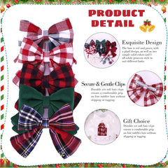 Obeoby solid color bows in 5-inch size for quick styling