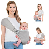 Ocanoiy baby sling carrier with breathable mesh for cool summer carries.