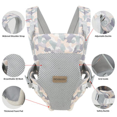 Ocanoiy neck-support pillow camouflage supports baby head and neck.