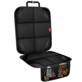 OCCKAI car-seat protector full protection guards upholstery from spills and indentations during travel.