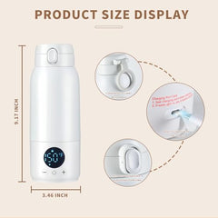 OCMML portable bottle warmer 30W fast charging enables quick feeding on trips.