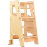 OCODILE Toddler Standing Tower assembly view shows quick setup and sturdy construction