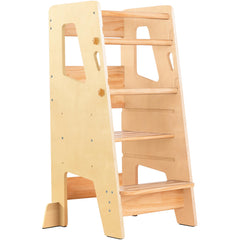 OCODILE Toddler Standing Tower assembly view shows quick setup and sturdy construction