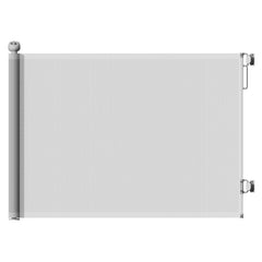 OCOELY retractable gate extended across stairs for safe access for kids