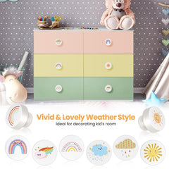 OctinPris natural wood dresser knob with smooth no-edge design for safe daily use.
