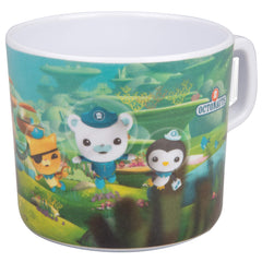Octonauts five-piece mealtime set blue octo-friends fork with easy-grip handle for tiny hands.