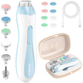 ODIFORGOO baby nail trimmer blue front view for gentle home care.