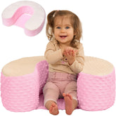 ODOXIA Baby Sit Up Pillow front view showing gentle early sitting support