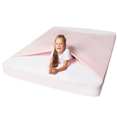 ODOXIA sensory sheet soft fabric close-up showing breathable texture for comfortable sleep.