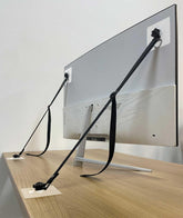 OeckuXIY TV safety strap anchors a large screen to prevent tipping