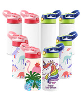 OFFNOVA 12oz kid tumbler blank with handle ready for personalization and design