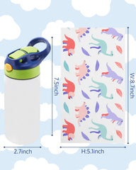 OFFNOVA two-pack 12oz sublimation tumblers ready for batch crafting and gifting