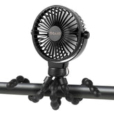 OGAJO stroller fan with bendable tripod offers flexible airflow and safe silicone surface.