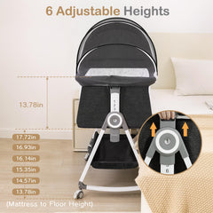 OHFLY baby bassinet mattress provides comfortable support for restful naps