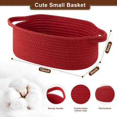 OIAHOMY basket dimensions 12x8x5 emphasize compact yet roomy organization
