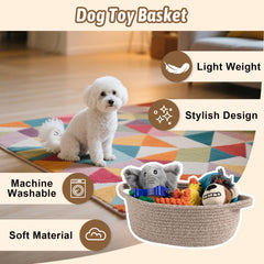 OIAHOMY basket with sturdy handles for easy carrying