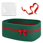 OIAHOMY Christmas basket with gift bags ideal for gifting and organizing.