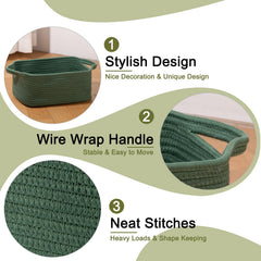 OIAHOMY foldable basket saves space when not in use.