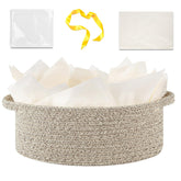 OIAHOMY gift basket with handle for easy carrying and stylish gifting.