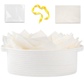 OIAHOMY gift basket with handle offers portable storage for living spaces.