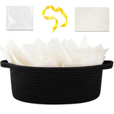 OIAHOMY gift basket with handle, showing portable gifting and elegant presentation.