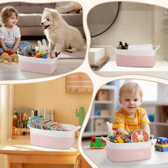 OIAHOMY multi-use storage basket suitable for bathroom, kitchen, or living room.