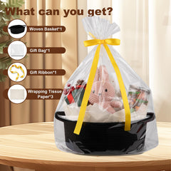 OIAHOMY small woven basket highlights durable cotton weave for tidy storage.