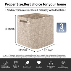OIAHOMY square storage bin on shelf improves closet organization