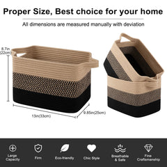 OIAHOMY storage basket in bathroom with towels demonstrates tidy bathroom storage.