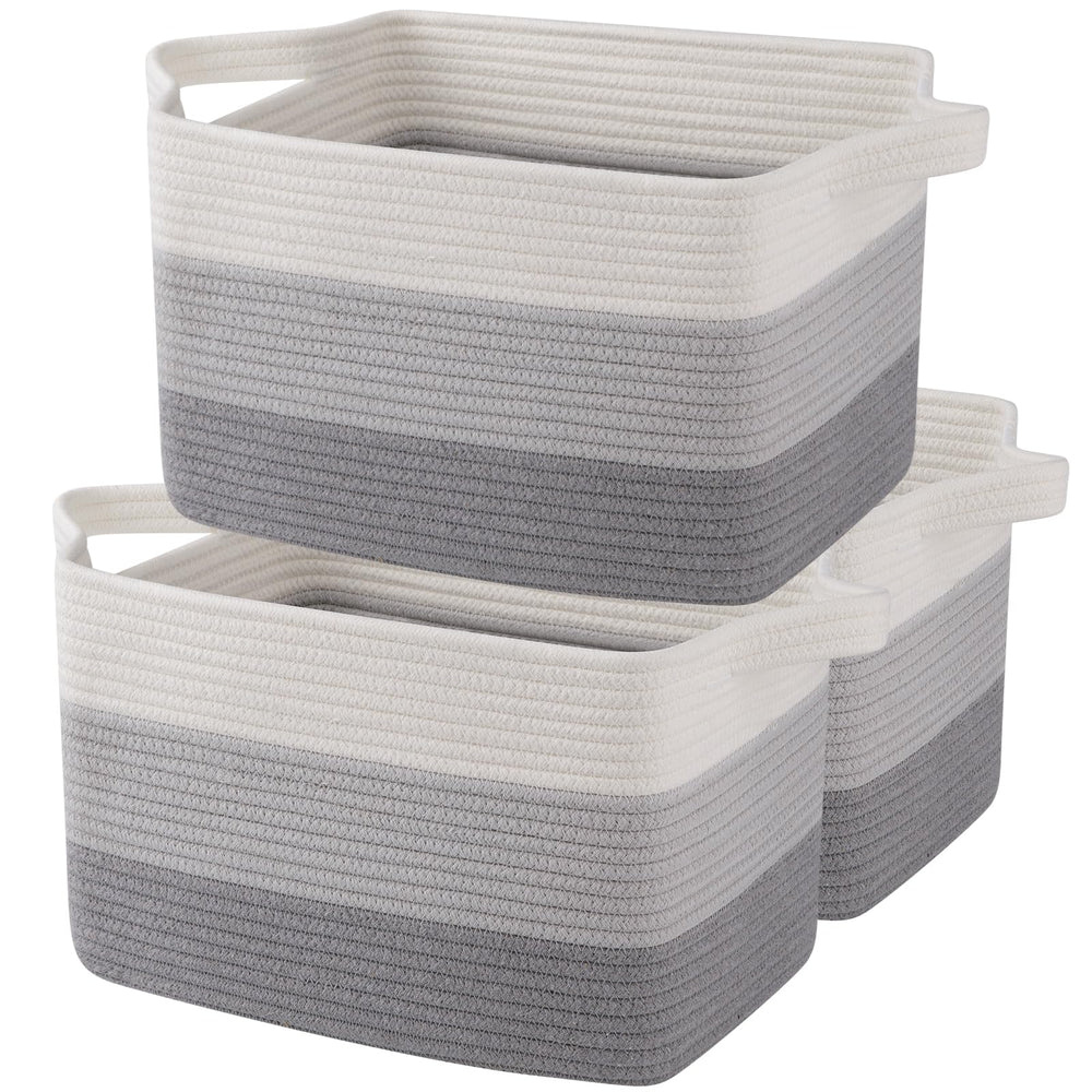 OIAHOMY storage basket foldable design for easy stowage and transport