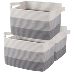OIAHOMY storage basket foldable design for easy stowage and transport